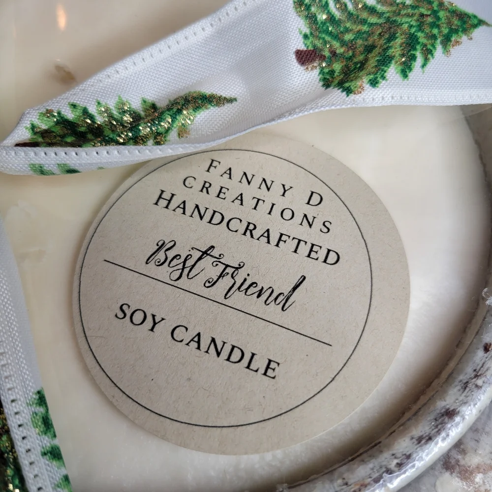 Handcrafted Christmas Candle‎